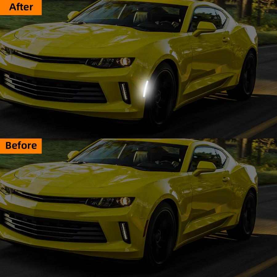 【並行輸入品】VKLK LED Side Marker Lights Compatible with Camaro SS/LS/LT/RS/Zの画像