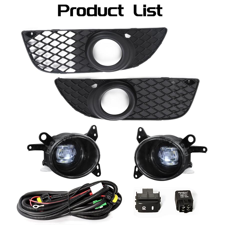 【並行輸入品】AFOGGEST LED Fog Light For Mitsubishi Lancer 2008 2014 Front Bumの画像
