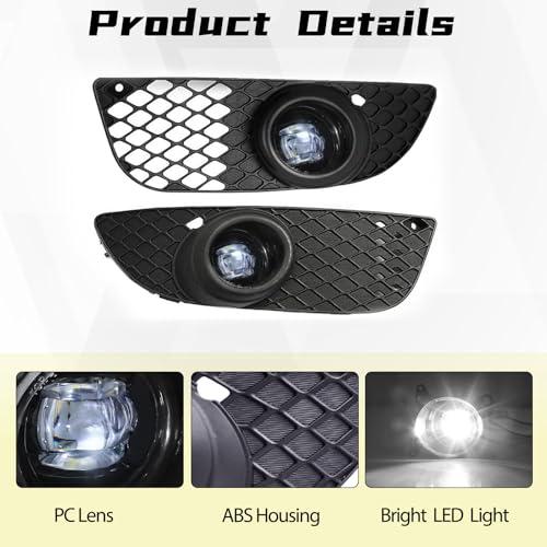 【並行輸入品】AFOGGEST LED Fog Light For Mitsubishi Lancer 2008 2014 Front Bumの画像