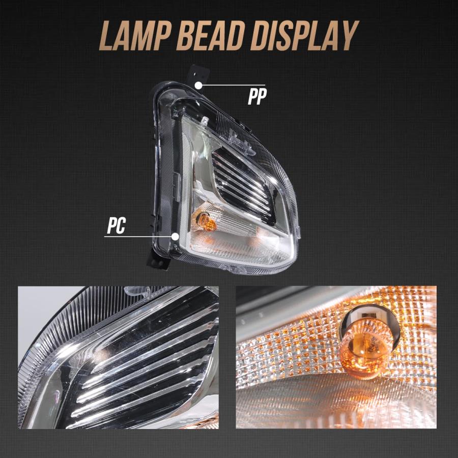 【並行輸入品】KPJYATUO 左フォグランプ(低) シボレーエクイノックス2017用 KPJYATUO Left Fog Lights Comの画像