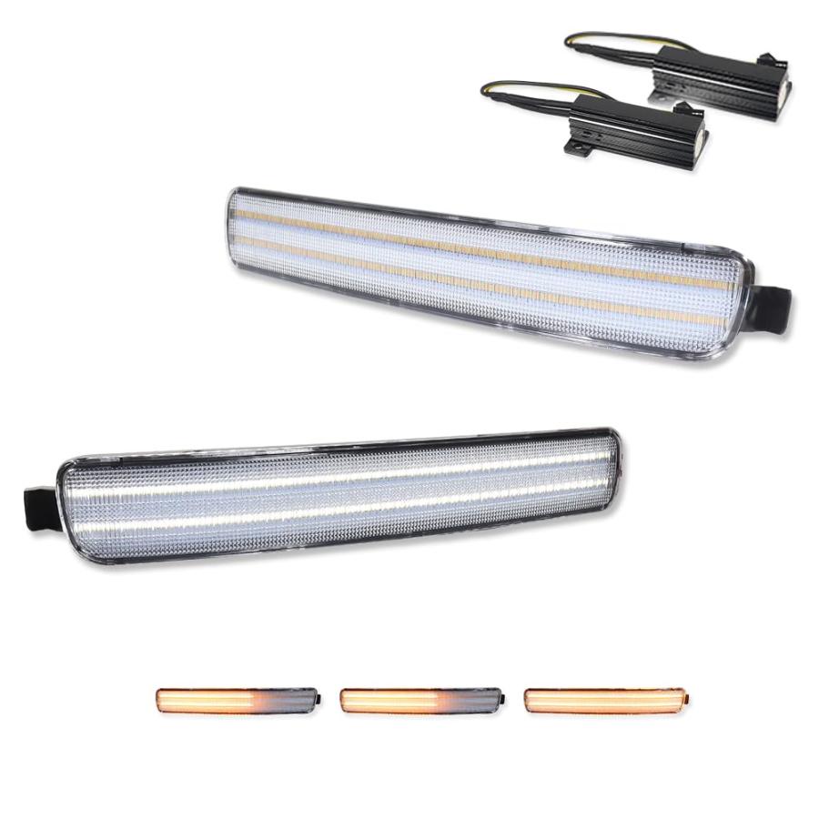 【並行輸入品】GTINTHEBOX For 1996 1997 Honda Accord Front Bumper Turn Signal P_3