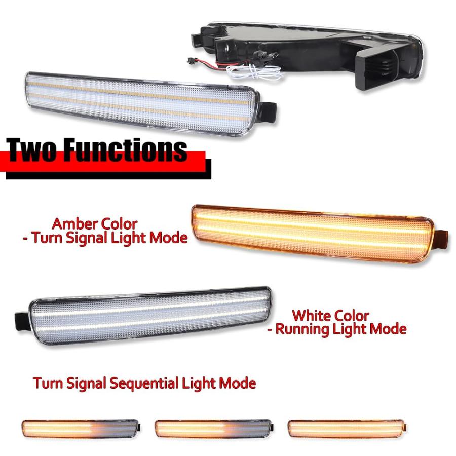 【並行輸入品】GTINTHEBOX For 1996 1997 Honda Accord Front Bumper Turn Signal P_6