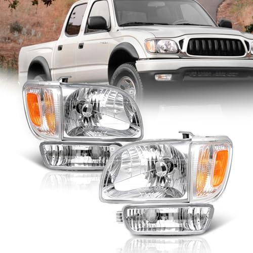 【並行輸入品】WEELMOTO Headlights for 2001 2004 Toyota Tacoma Replacement forの画像