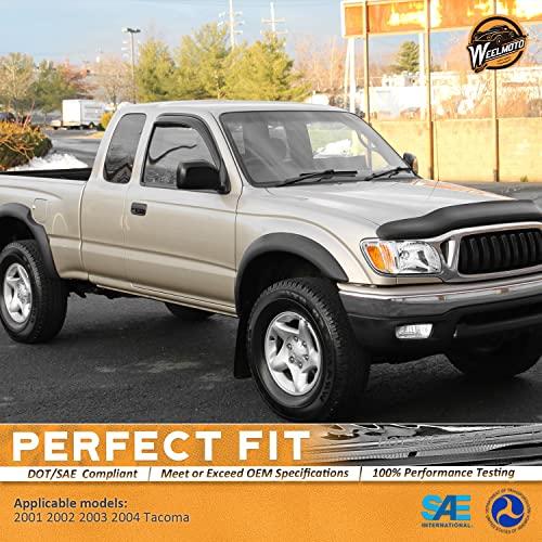 【並行輸入品】WEELMOTO Headlights for 2001 2004 Toyota Tacoma Replacement forの画像