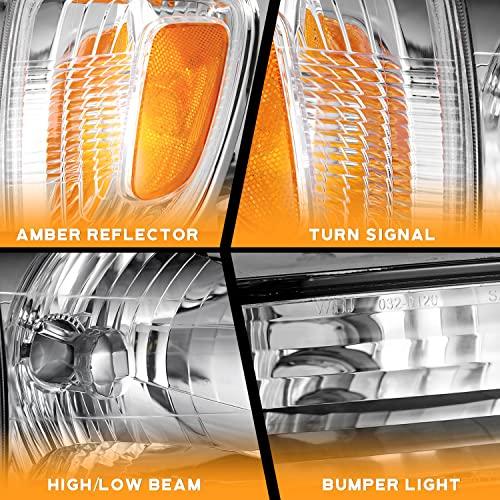 【並行輸入品】WEELMOTO Headlights for 2001 2004 Toyota Tacoma Replacement forの画像