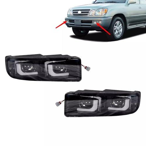 【並行輸入品】JZPARTFIT Compatible with Lexus LX470 1998 2007 DRL Front Bumper_1