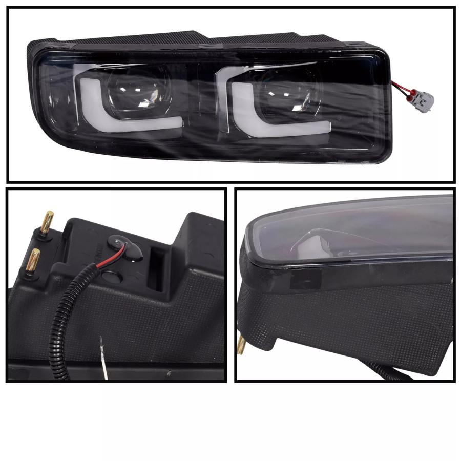 【並行輸入品】JZPARTFIT Compatible with Lexus LX470 1998 2007 DRL Front Bumper_3