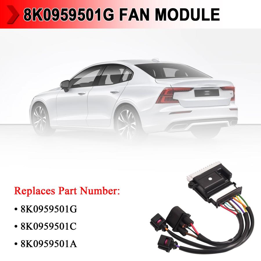 【並行輸入品】8K0959501G Cooling Fan Control Module, Engine Radiator Cooling Fの画像