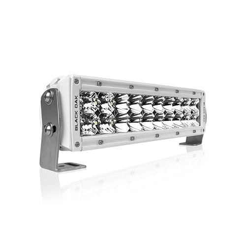 【並行輸入品】Black Oak Marine LED Light Bar 10 Inch Pro Series 3.0, White Douの画像