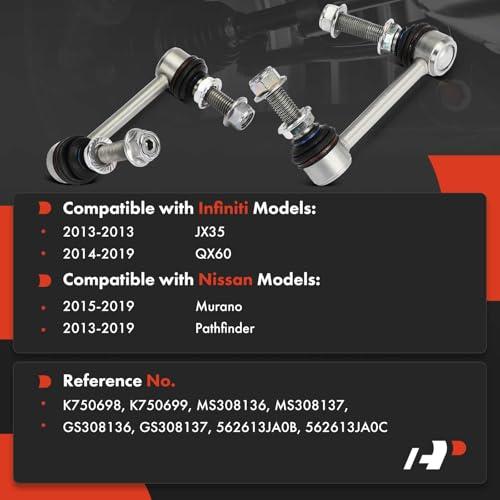 【並行輸入品】A Premium 2 x Rear Sway Bar Links Stabilizer Bar Links, Compatibの画像