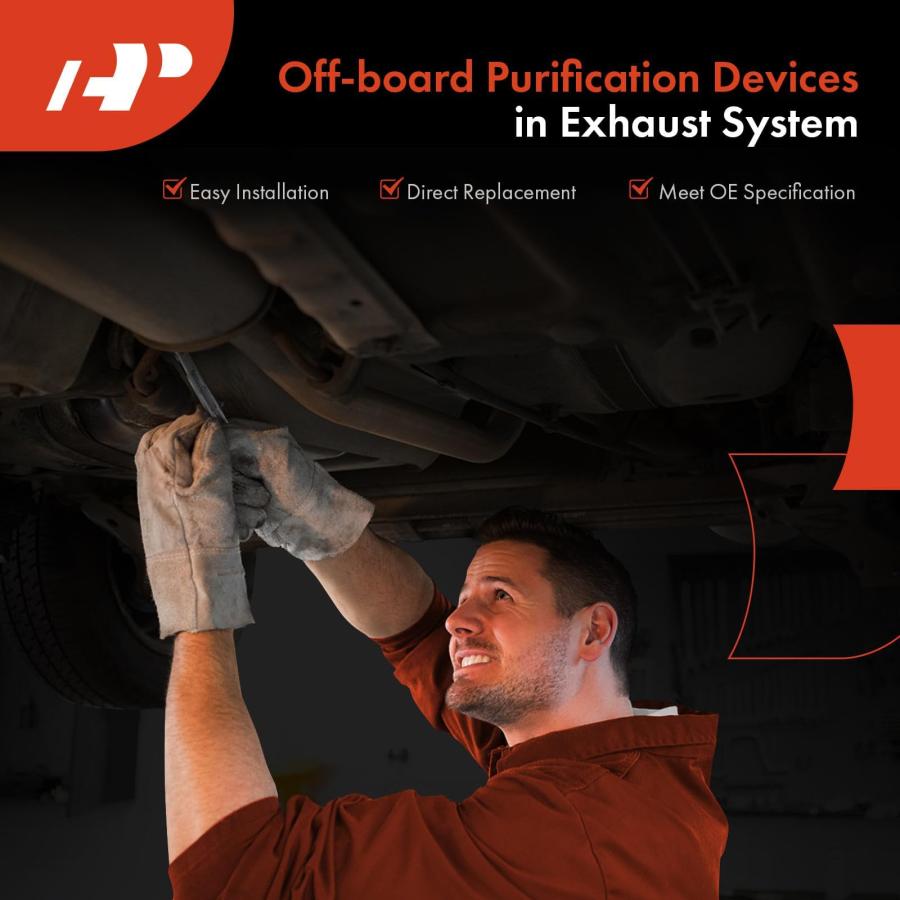 【並行輸入品】A Premium 2 PC Front Left and Right Catalytic Converter with Gasの画像