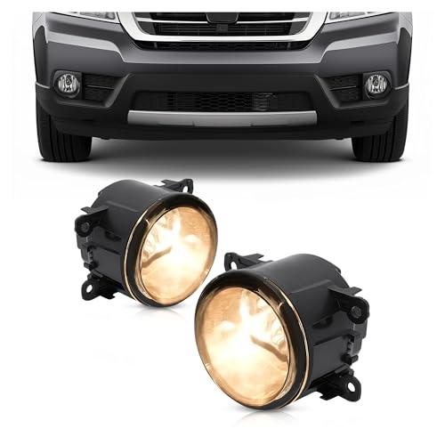 【並行輸入品】HECASA Pair Fog Light Compatible with 2012 2015 Honda Pilot EX L