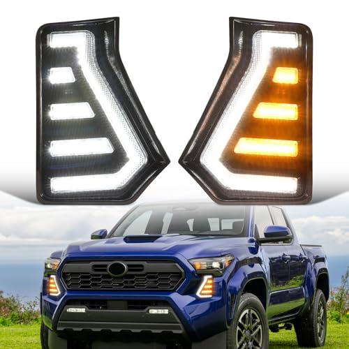 【並行輸入品】LED Fog Lights Daytime Running Lights fit For 2024 2025 Toyota Tの画像