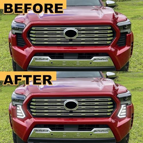 【並行輸入品】LED Fog Lights Daytime Running Lights fit For 2024 2025 Toyota Tの画像
