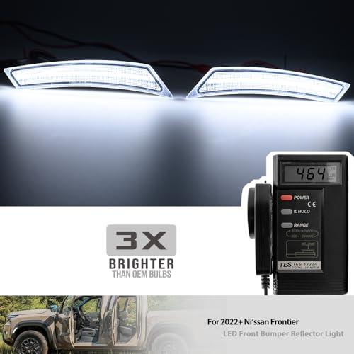 【並行輸入品】Mingrui test 2個 LEDフロントバンパーリフレクターサイドマーカーライト 2022 2023 2024 Ni'ssaの画像