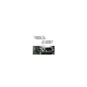 【並行輸入品】Tonsya 2005 2006 2007 Jeep Liberty フロントバンパー シグナルサイドマーカー ハウジング クリア_2