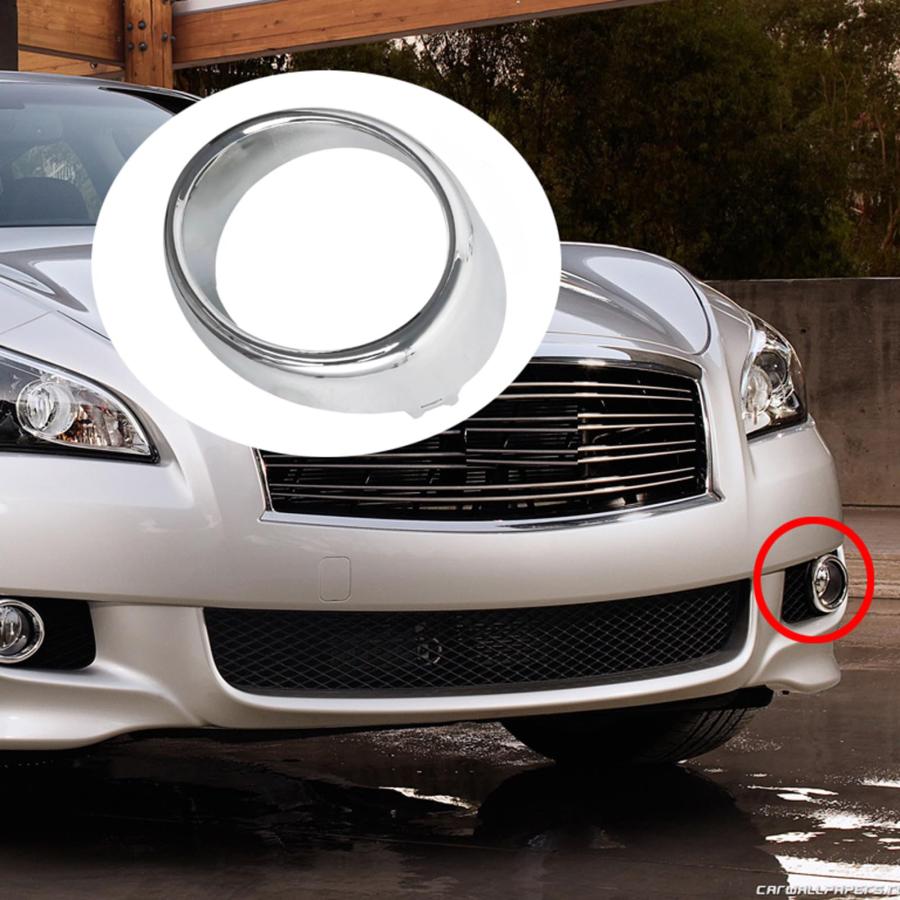 【並行輸入品】atsuch Front Bumper Left Driver Side Chrome Trim Bezel Ring Fog_9