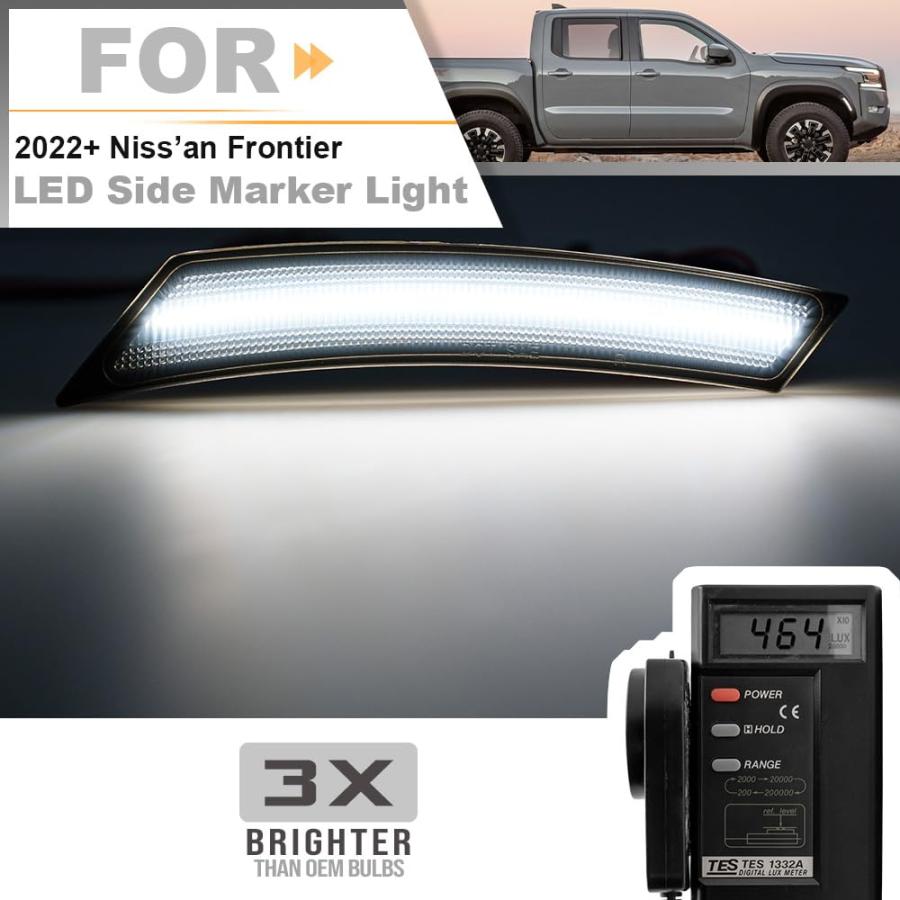 【並行輸入品】LED Side Marker Light Replacement for 2022 2023 2024+ Niss'an Fr_3