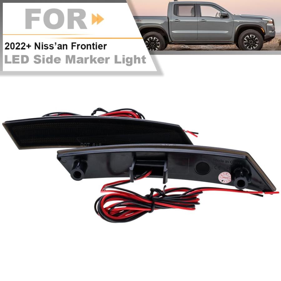 【並行輸入品】LED Side Marker Light Replacement for 2022 2023 2024+ Niss'an Frの画像