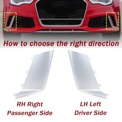 【並行輸入品】JESYMBX For Audi RS6 2013 2018 Front Bumper Fog Light Cover Trim_4