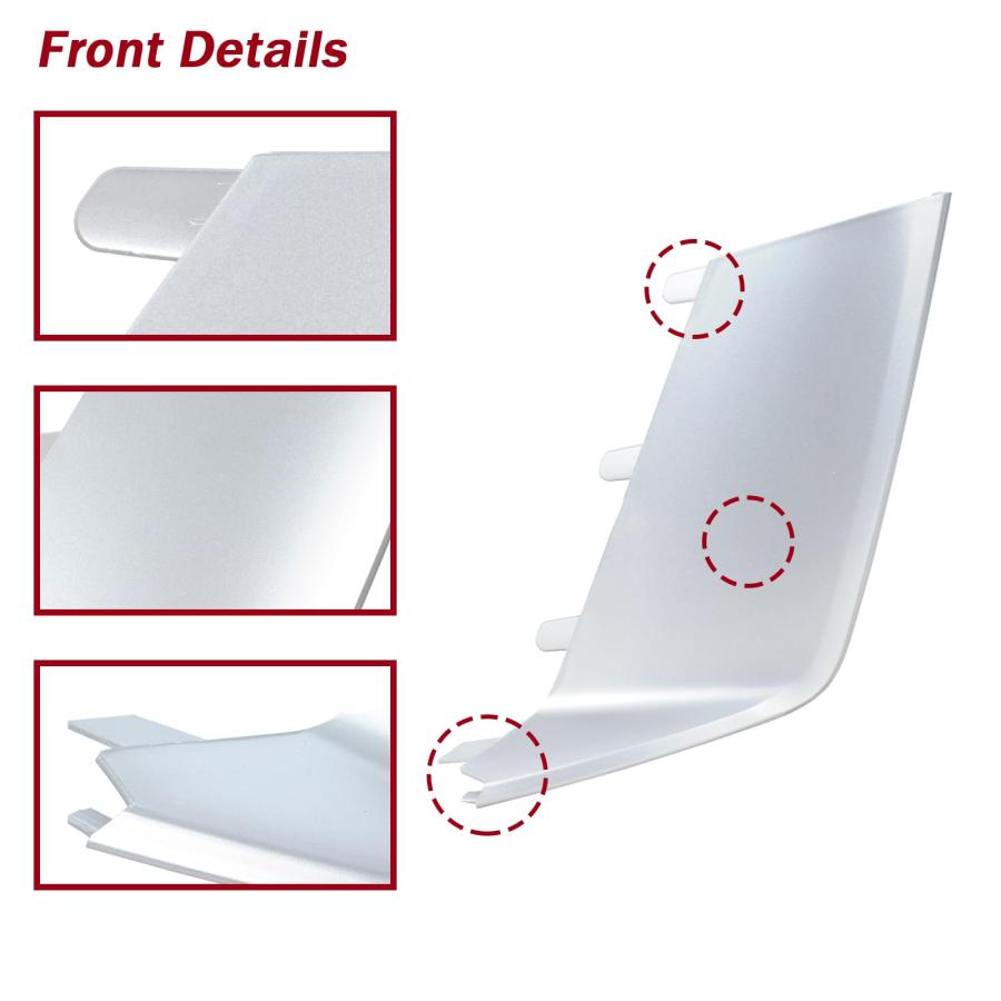 【並行輸入品】JESYMBX For Audi RS6 2013 2018 Front Bumper Fog Light Cover Trim_6