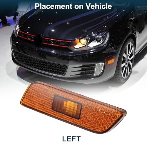 【並行輸入品】 TUCKBOLD Front Bumper Side Marker Light Cover for Volvo S80 2002の画像