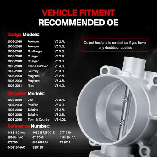 並行輸入品】4861691AA 電子スロットルボディ クライスラー&ダッジ車