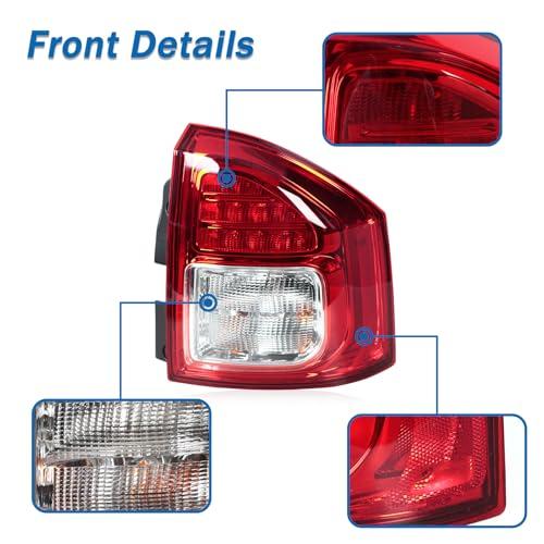 【並行輸入品】YAENSYB Car Rear Bumper Tail Light For Jeep Compass 2011 2013 St_7