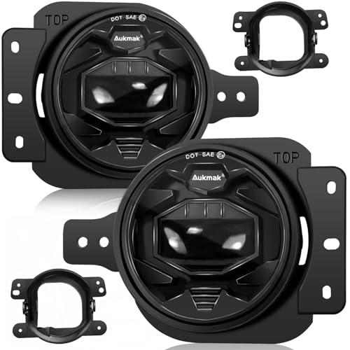 【並行輸入品】Aukmak Upgraded LED Fog Lights for Jeep Wrangler JK JL JKU JLU 2_1