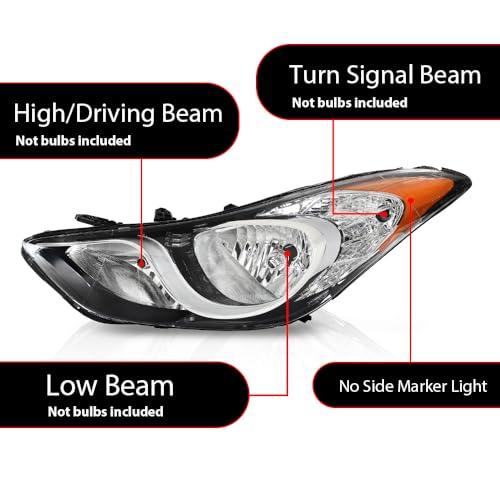 【並行輸入品】 G PLUS Headlight Left Driver Side Halogen Compatible with Elantr_4
