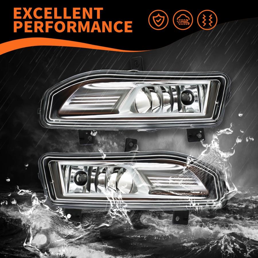 【並行輸入品】Aspaton Front Bumper Fog Light Assembly Compatible with Frontierの画像