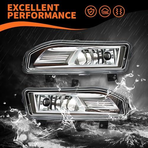 【並行輸入品】Aspaton Front Bumper Fog Light Assembly Compatible with Frontierの画像