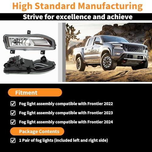 【並行輸入品】Aspaton Front Bumper Fog Light Assembly Compatible with Frontierの画像