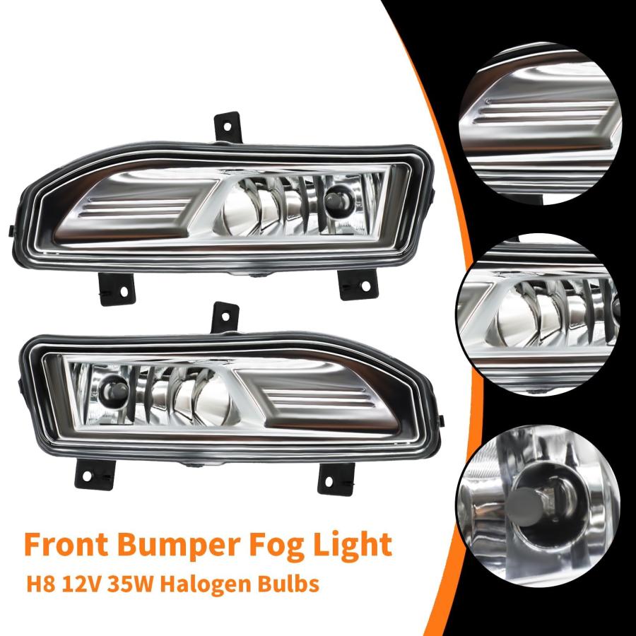 【並行輸入品】Aspaton Front Bumper Fog Light Assembly Compatible with Frontierの画像