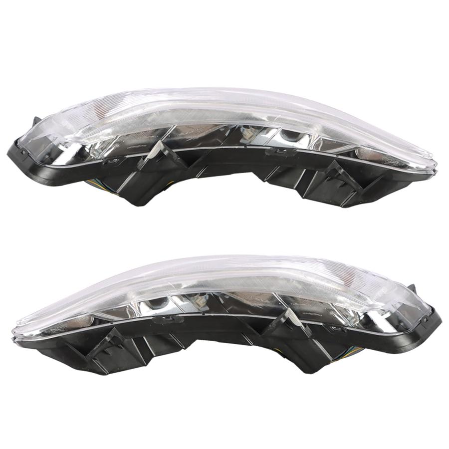 【並行輸入品】waltyotur 2pcs Front Fog Light Assembly Replacement for Malibu 2_3