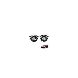 【並行輸入品】TJHSM 1 Pair of Bumper Fog Lights Left and Right with Plastic Reの画像