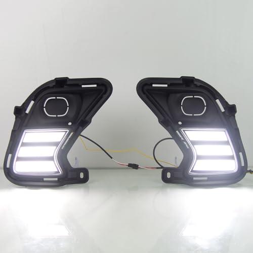 【並行輸入品】LED Front Bumper DRL Fit For 2024 2025 Toyota Highlander Grand Fの画像