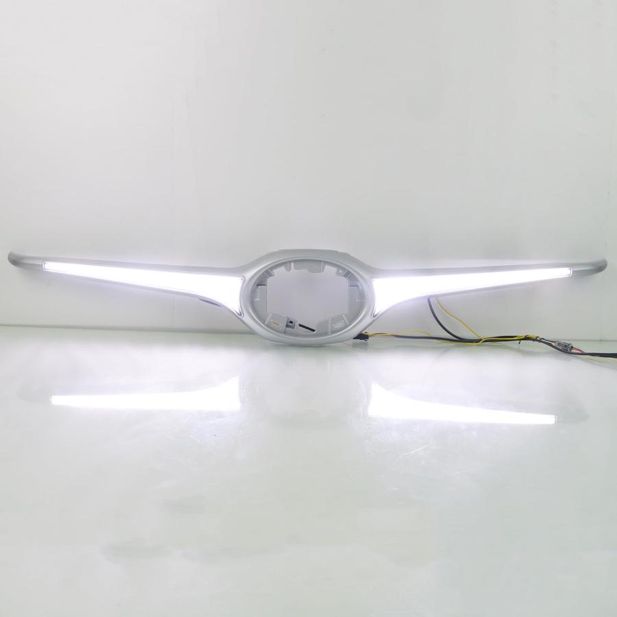 【並行輸入品】LED Front Bumper Grille Light With Amber Turn Signal Light Fit Fの画像