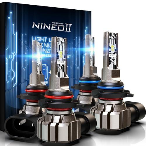 【並行輸入品】NINEO 90 05 90 06 コンボ HB 3 HB 4 ドライビングライトバルブ プラグアンドプレイ オフロード フォグラの画像
