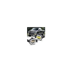 【並行輸入品】FICOLPO Led Fog Lights with Daytime Running Lights for 2002 2008の画像