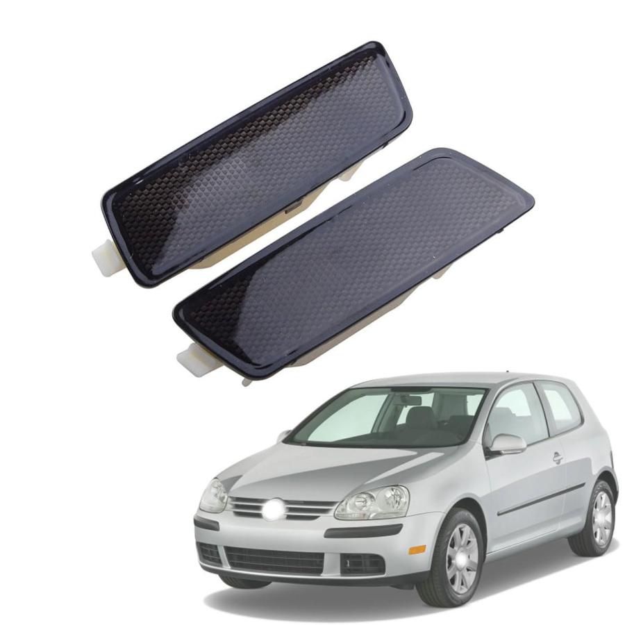 【並行輸入品】1Pair Front Bumper Side Marker Lights Turn Signal Lamps Lens for_3