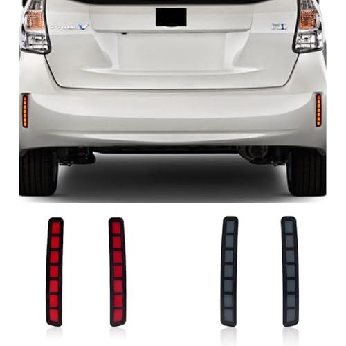【並行輸入品】2個車用LEDリアバンパーライトブレーキライトダイナミックターンシグナルライトトヨタスペードエスクァイアNOAH VOXY 80プ_4