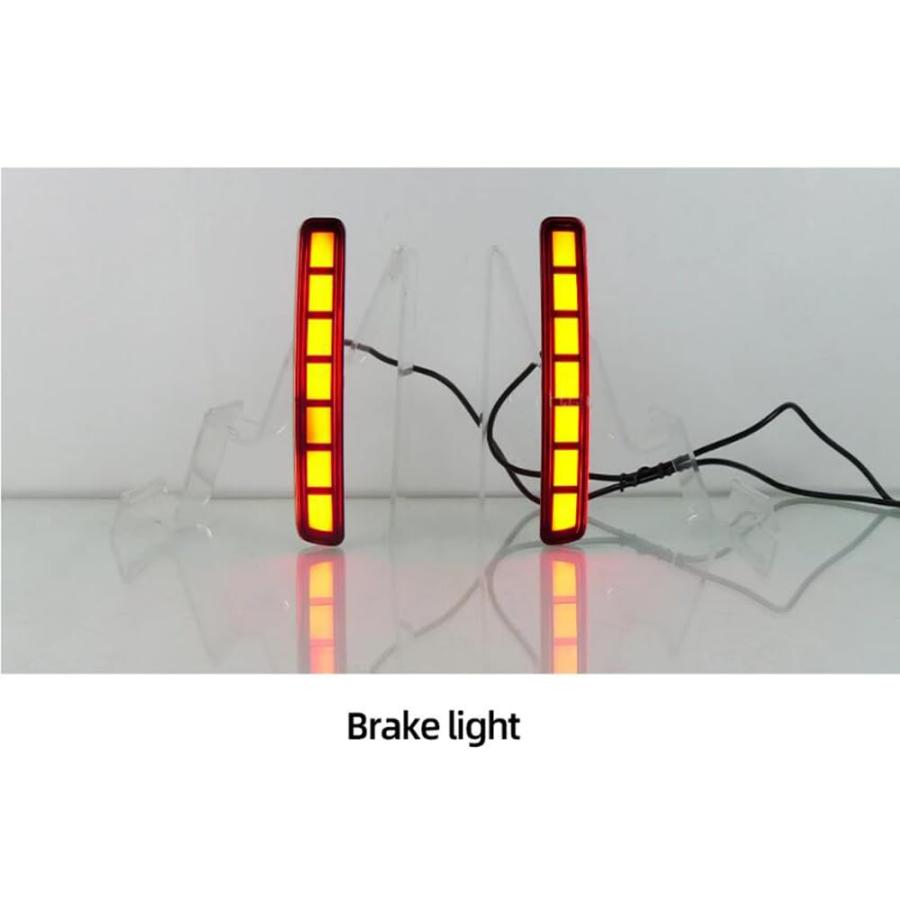 【並行輸入品】2個車用LEDリアバンパーライトブレーキライトダイナミックターンシグナルライトトヨタスペードエスクァイアNOAH VOXY 80プ_9