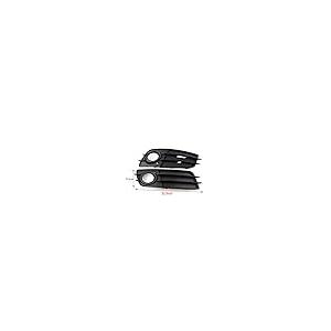 【並行輸入品】Cninba13 Front Bumper Fog Light Grille Black Cover 2pcs for Audiの画像