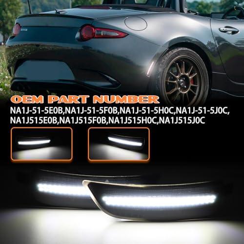 【並行輸入品】AreLokpri White LED Side Marker Lights Compatible With 2016 2023の画像