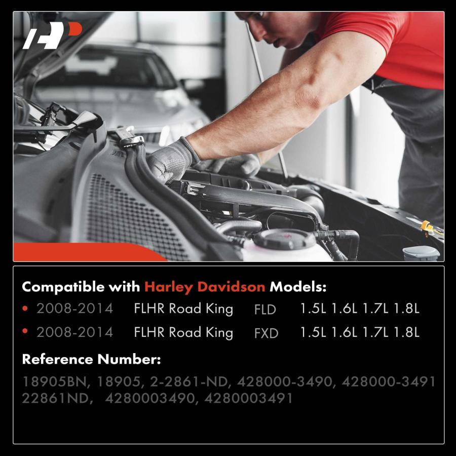 【並行輸入品】A プレミアムスターター交換用 ハーレーダビッドソン FLHR ロードキング 2008 2014 FLD FXD、1.4KW 12_6