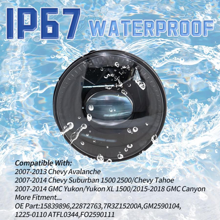 【並行輸入品】VPIMOZO LED Fog lights Compatible with 2007 2013 Chevy Avalancheの画像