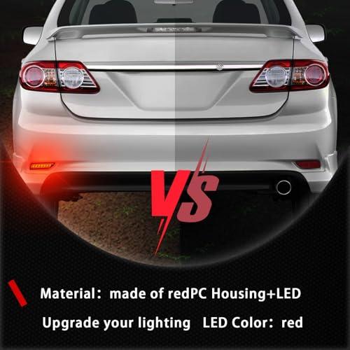 【並行輸入品】PGTOPONE Upgrade LED Rear Bumper Reflectors Light Fog Brake Tailの画像