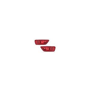 【並行輸入品】LQI 2pcs Red LED Rear Bumper Fog Tail Brake Lights Compatible wi_2