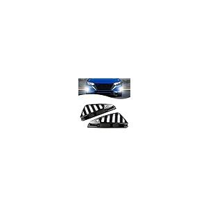 【並行輸入品】ZDEERAOTO LED フロントバンパー フォグライト DRL アンバー シーケンシャル ウインカー ランプ フィーチャーキッの画像